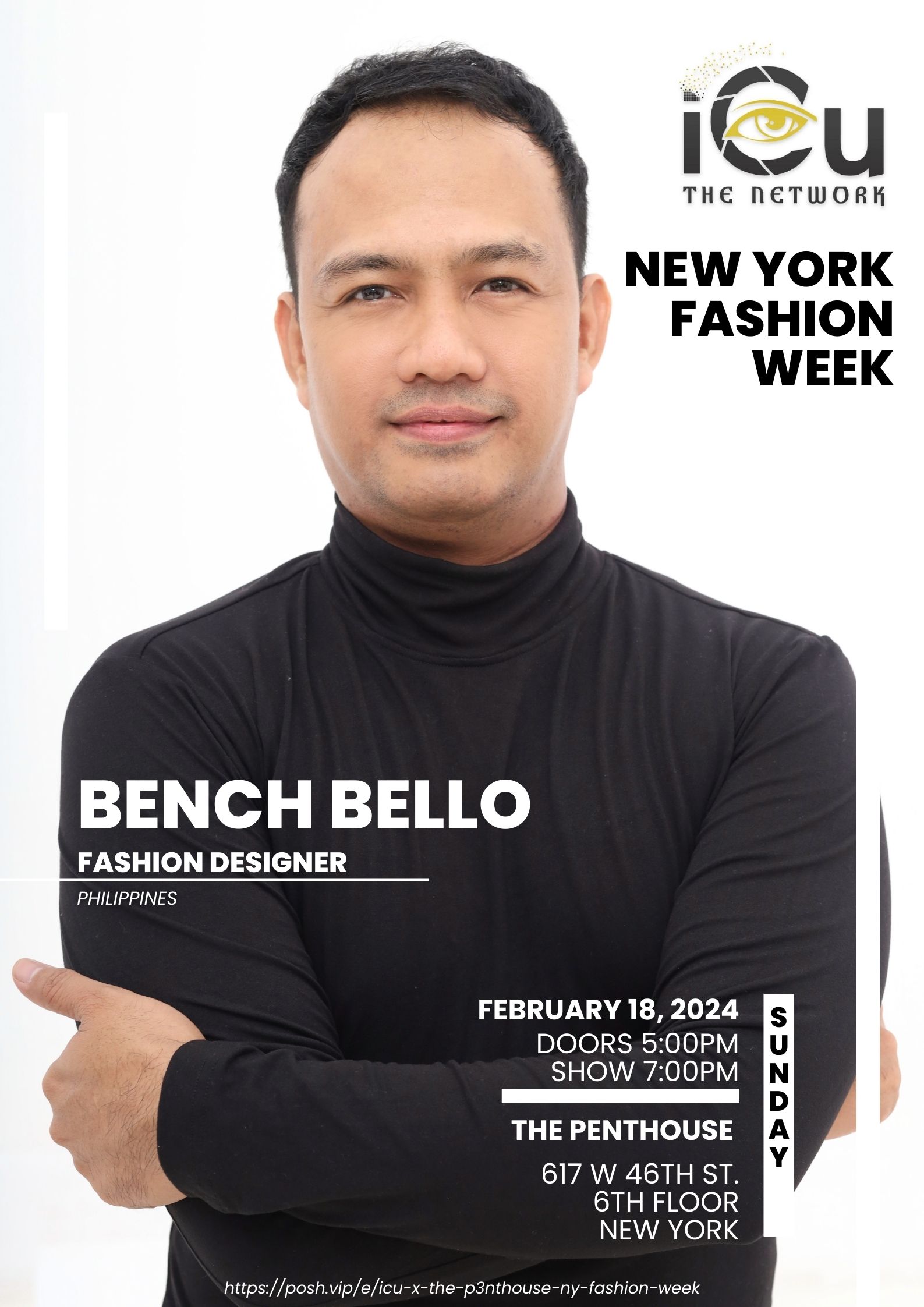 Bench Bello Collections Set to Dazzle at ICU Network New York Fashion Week
